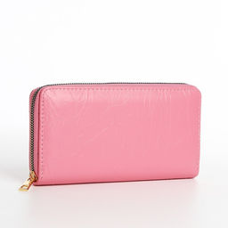 Кошелёк на молнии, розовый