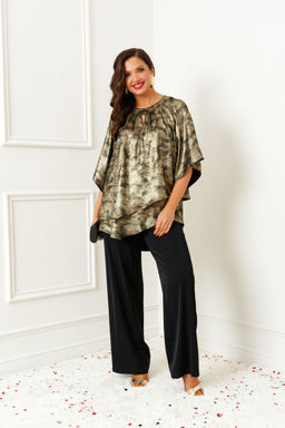 Костюм Beautiful Free 6409 чёрный-золото