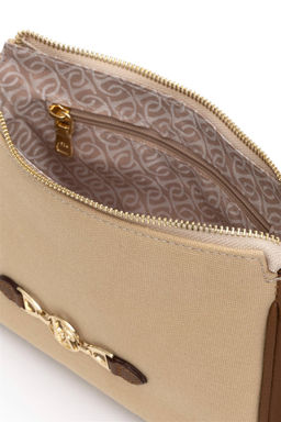 U. S. Polo Assn / Женская бежевая сумка через плечо - U.s. polo assn фото 4