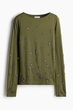 Top con cuentas - H&m фото 7