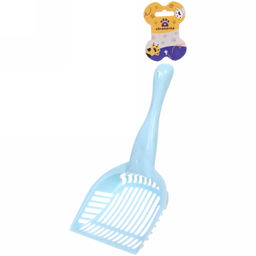 Цена за 6 шт. Совок для кошачьего туалета "Колор-Вася" 28*13,5см цвет нежно-голубой Ultramarine