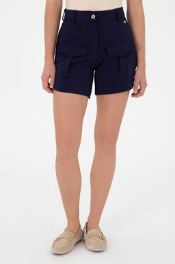 Женские темно-синие вязаные шорты Неожиданная скидка в корзине - U.s. polo assn фото 2