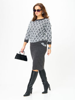 Костюм Galean Style 786.1 графит орнамент