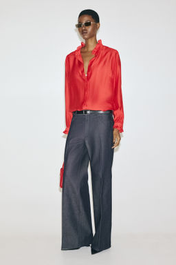 Blusa con cuello de volante - H&m фото 4