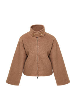 TRENDYOLMILLA K?rm?z? Yaka Detayl? Buklet Ince Ceket Mont TWOAW25MO00086 фото 6