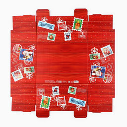 Коробка подарочная новогодняя складная Новогодняя посылка, 31 х 25.5 х 16 см - Дарите счастье фото 6