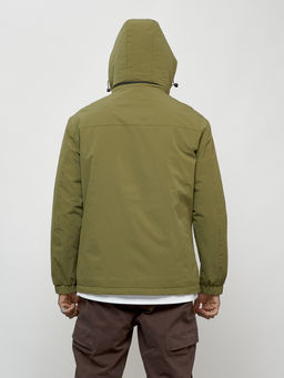 Куртка молодежная весенняя с капюшоном цвета хаки - Mtforce фото 11