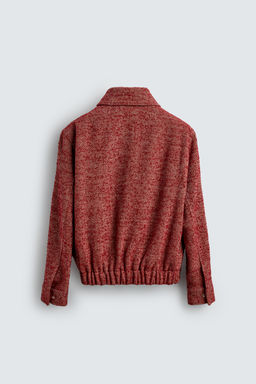 TEXTURED WOOL OVERSHIRT - Zara фото 8