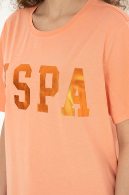 U. S. Polo Assn / Женская базовая футболка Salmon - U.s. polo assn фото 6