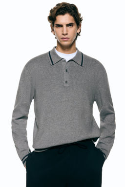 Polo de manga larga Relaxed Fit - H&m фото 3