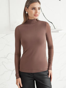 D29.277 Блузка женская кофейный