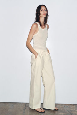 POPLIN PYJAMA TROUSERS - Zara фото 4