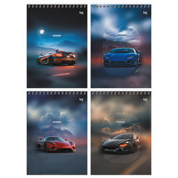 Блокнот А5 60л. на гребне "Sportcar" ("BG", Б5гр60 06544)