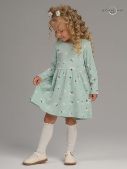 Платье Элла мятный букетик