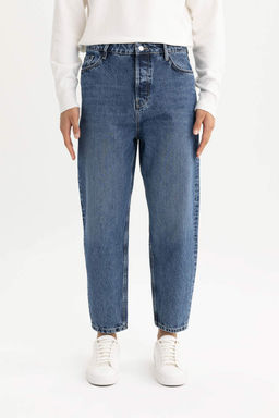 Джинсовые брюки свободного кроя с завышенной талией и нормальной талией Wiser Wash