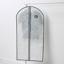 Чехол для одежды Доляна «Мармелад», ПВХ окно, 60×120 см, белый