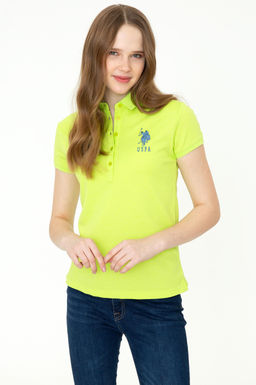 Женская базовая футболка фисташкового цвета Неожиданная скидка в корзине