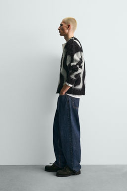BRUSHED JACQUARD CARDIGAN - Zara фото 4