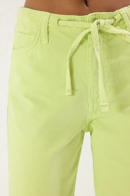 Yesil Baglama Detayl? Normal Bel Wide Leg Jeans TWOSS25JE00267 - Trendyolmilla фото 4