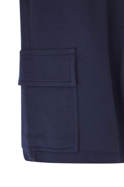 Lacivert-Gri 2li Erkek Cocuk Pamuklu Beli Lastikli Kargo Cepli Orme Sort TKDSS25SR00006 - Trendyolmilla фото 2