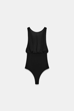 COMBINED GEORGETTE BODYSUIT WITH BOWS