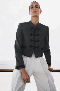 BLAZER ALAMARES ZW COLLECTION / Gris vigor? - Zara фото 4