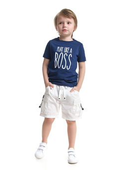 Футболка с принтом UD 7900 синий