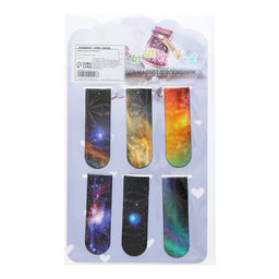 Набор магнитных закладок для книг Calligrata «Вселенная», 6 шт., МИКС