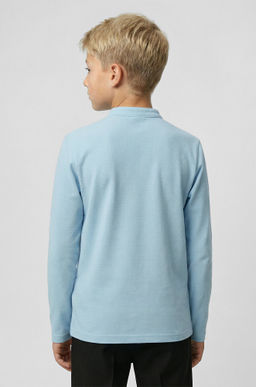 Рубашка-поло с длинным рукавом для мальчика Happyfox