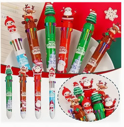Рождественские шариковые ручки 10в1 - 1000 деталей фото 9