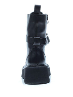 01-CYX03-1 BLACK Ботинки демисезонные женские (натуральная кожа, байка) - Фабричный китай фото 11