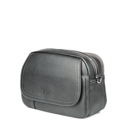 TH1102 gun grey, Женская кожаная сумка, Barcelo Biagi