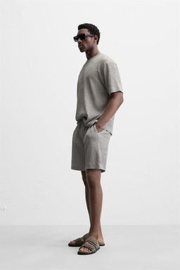 RELAXED FIT JACQUARD BERMUDA SHORTS - Zara фото 36