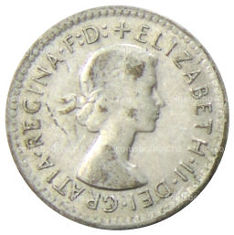 3 пенса 1957 года Австралия