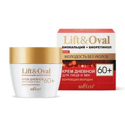 Lift&Ova Крем дневной для лица и век Коррекция морщин, 50 мл 60+.Биокальций+Биоретинол