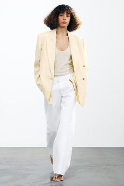 ZW COLLECTION WIDE-LEG LOW-RISE JEANS - Zara фото 2