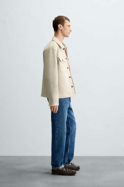FAUX SUEDE OVERSHIRT - Zara фото 4