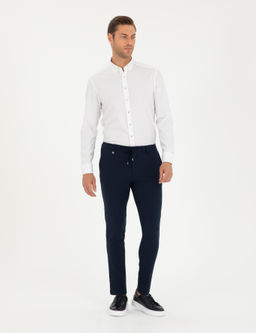 Beyaz Slim Fit Uzun Kollu G_mlek