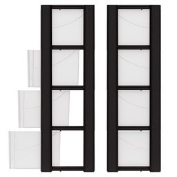 Комод "Колорит" 4-х секцион. (черный) М7925