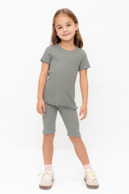 КР 400556-1/зеленый чай к565 шорты (велосипедки) для дев - Crockid фото 5