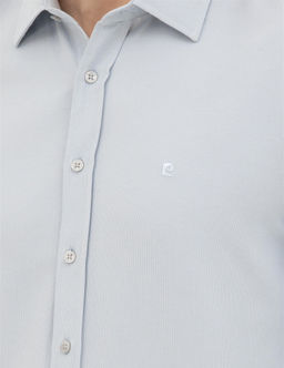 Gri Slim Fit Uzun Kollu G_mlek - Pierre cardin фото 7