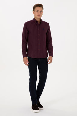 Erkek Koyu Mavi Slim Fit Jean Pantolon