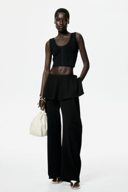 Pantal?n barrel con falda superpuesta - H&m фото 5