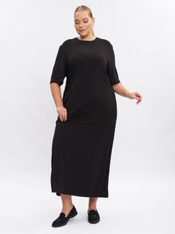 Платье из трикотажа PP51503BLK01