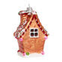 Домик Пряничная страна (стекло) 8,5х5,5х12 см - Holiday classics фото 3