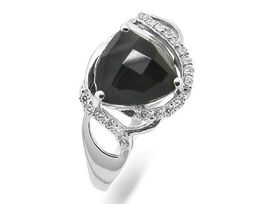 Кольцо из серебра гранат, Вита