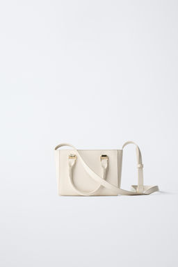 BOLSO BANDOLERA PERLITAS / Blanco - Zara фото 5