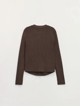 Облегающий джемпер с вискозой в составе / Zarina фото 7