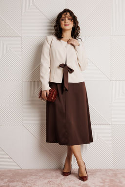 Костюм Mubliz 332-Р шоколад+беж