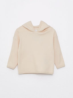 Kap??onlu Uzun Kollu Basic Erkek Bebek Sweatshirt ve Pantolon 2li Tak?m - Waikiki фото 2